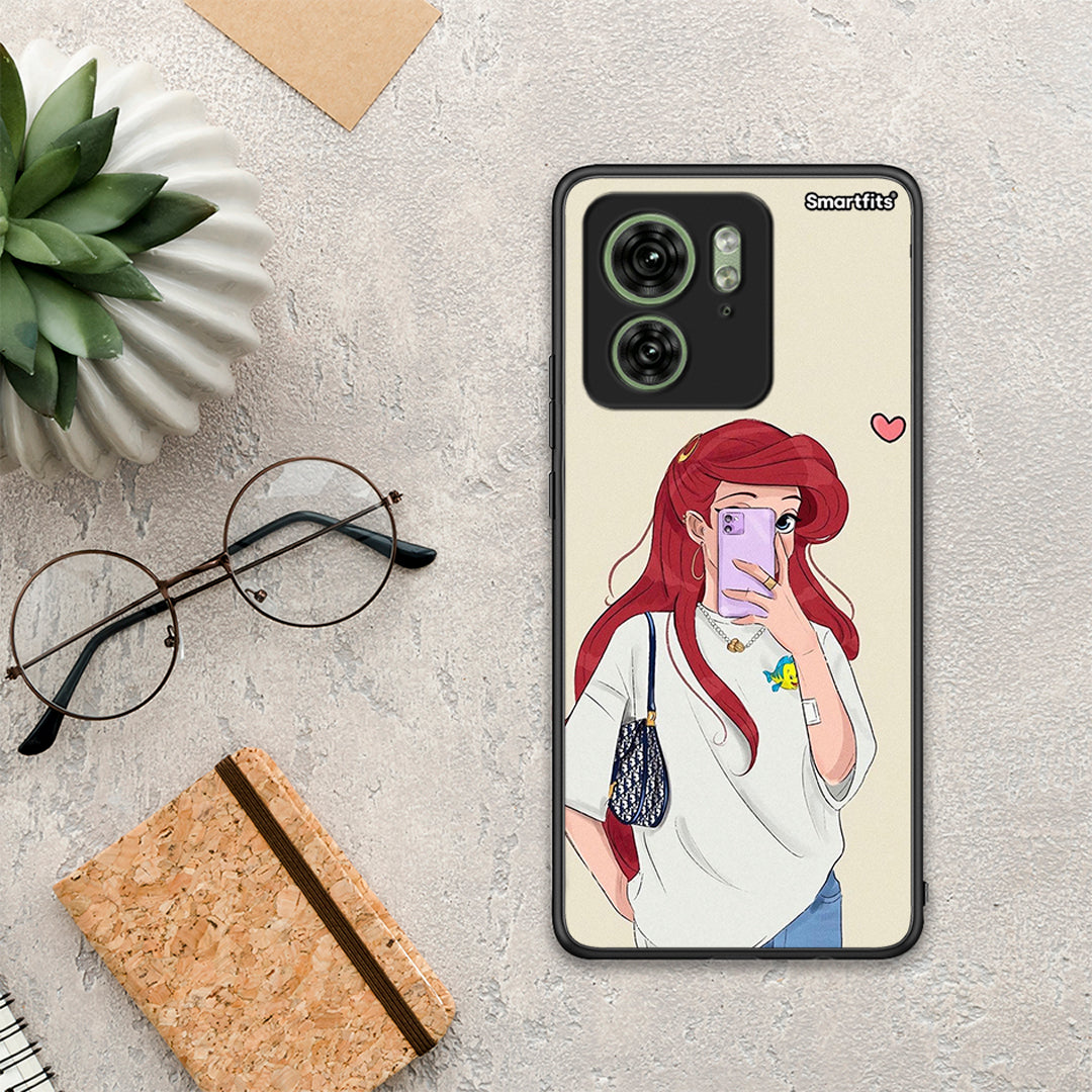 Walking Mermaid - Motorola Edge 40 5G θήκη