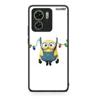 Thumbnail for Motorola Edge 40 5G Xmas Minion Lights θήκη από τη Smartfits με σχέδιο στο πίσω μέρος και μαύρο περίβλημα | Smartphone case with colorful back and black bezels by Smartfits