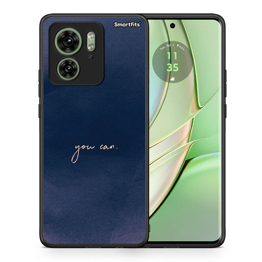 Θήκη Motorola Edge 40 5G You Can από τη Smartfits με σχέδιο στο πίσω μέρος και μαύρο περίβλημα | Motorola Edge 40 5G You Can case with colorful back and black bezels