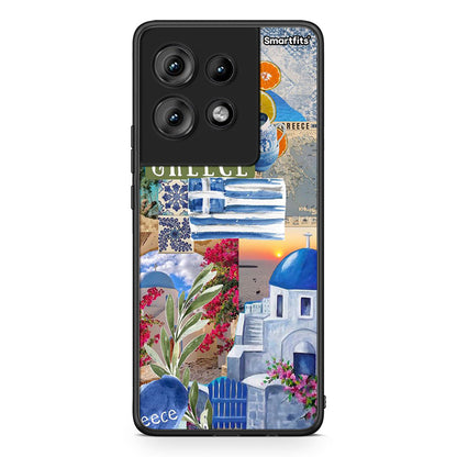 Motorola Edge 50 All Greek Θήκη από τη Smartfits με σχέδιο στο πίσω μέρος και μαύρο περίβλημα | Smartphone case with colorful back and black bezels by Smartfits