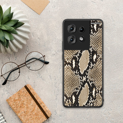 Animal Fashion Snake - Motorola Edge 50 θήκη