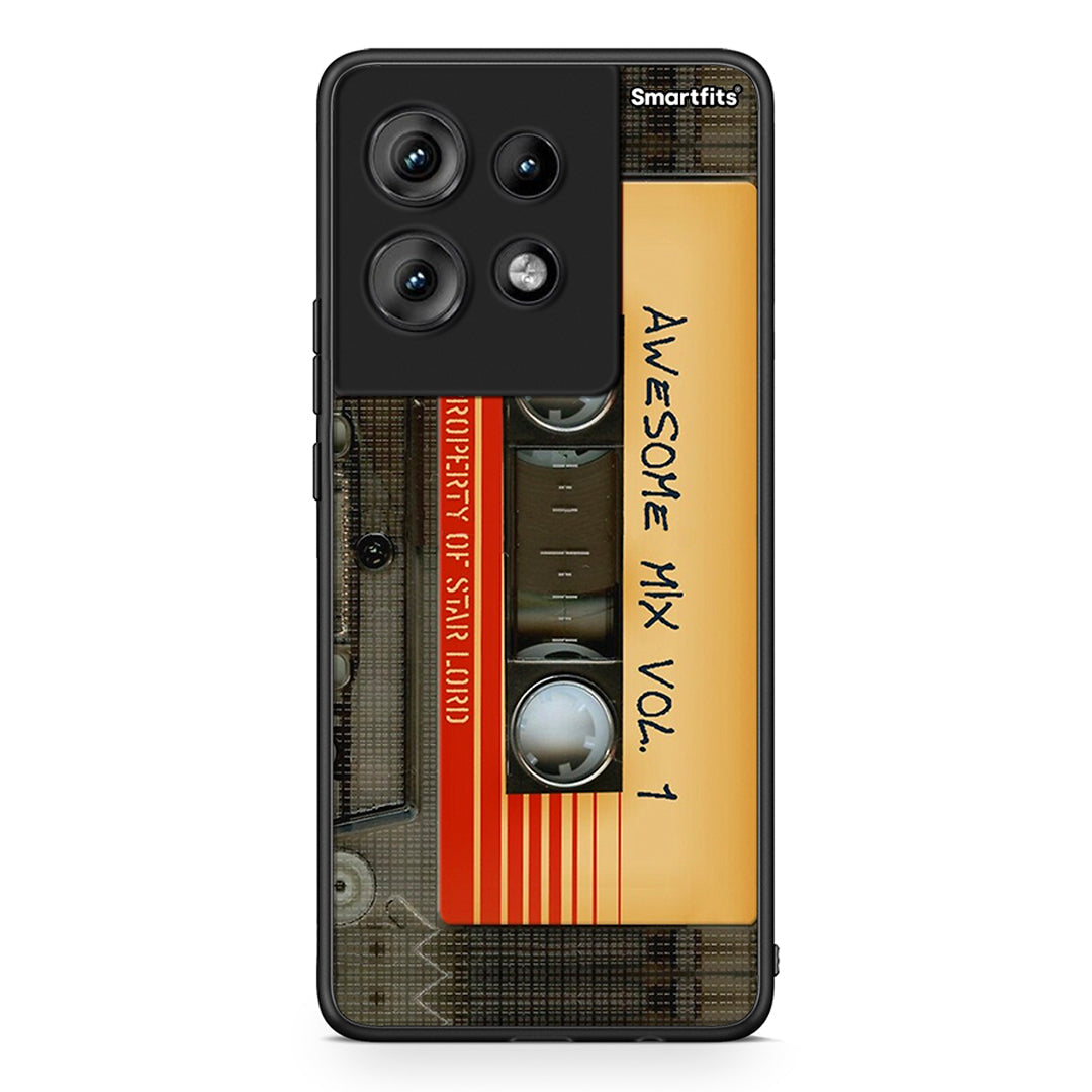 Motorola Edge 50 Awesome Mix θήκη από τη Smartfits με σχέδιο στο πίσω μέρος και μαύρο περίβλημα | Smartphone case with colorful back and black bezels by Smartfits