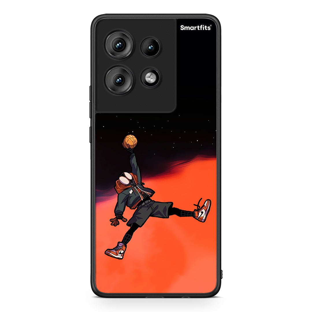 Motorola Edge 50 Basketball Hero θήκη από τη Smartfits με σχέδιο στο πίσω μέρος και μαύρο περίβλημα | Smartphone case with colorful back and black bezels by Smartfits