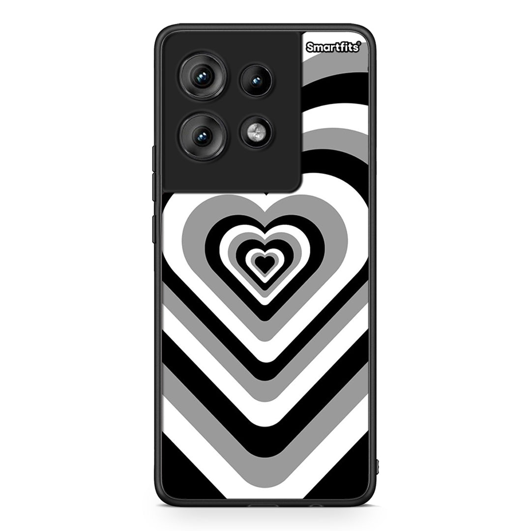 Motorola Edge 50 Black Hearts θήκη από τη Smartfits με σχέδιο στο πίσω μέρος και μαύρο περίβλημα | Smartphone case with colorful back and black bezels by Smartfits