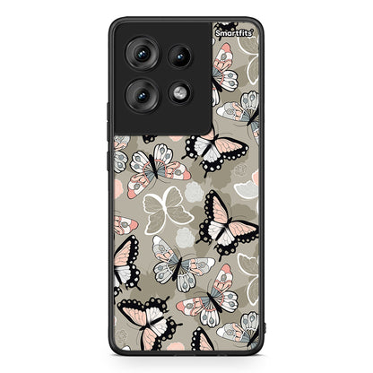 135 - Motorola Edge 50 Butterflies Boho case, cover, bumper