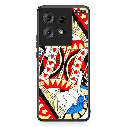 Motorola Edge 50 Card Love θήκη από τη Smartfits με σχέδιο στο πίσω μέρος και μαύρο περίβλημα | Smartphone case with colorful back and black bezels by Smartfits