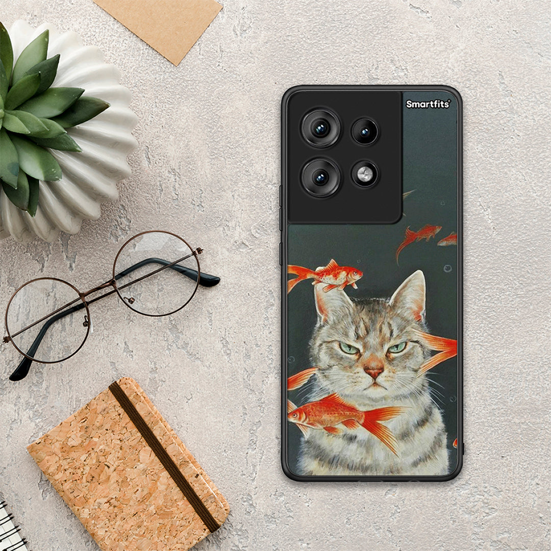 Cat Goldfish - Motorola Edge 50 θήκη