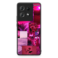 Thumbnail for Motorola Edge 50 Collage Red Roses Θήκη Αγίου Βαλεντίνου από τη Smartfits με σχέδιο στο πίσω μέρος και μαύρο περίβλημα | Smartphone case with colorful back and black bezels by Smartfits