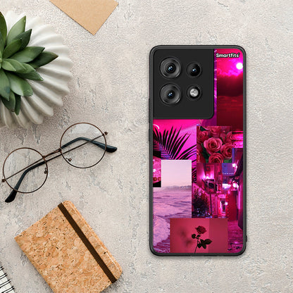 Collage Red Roses - Motorola Edge 50 θήκη