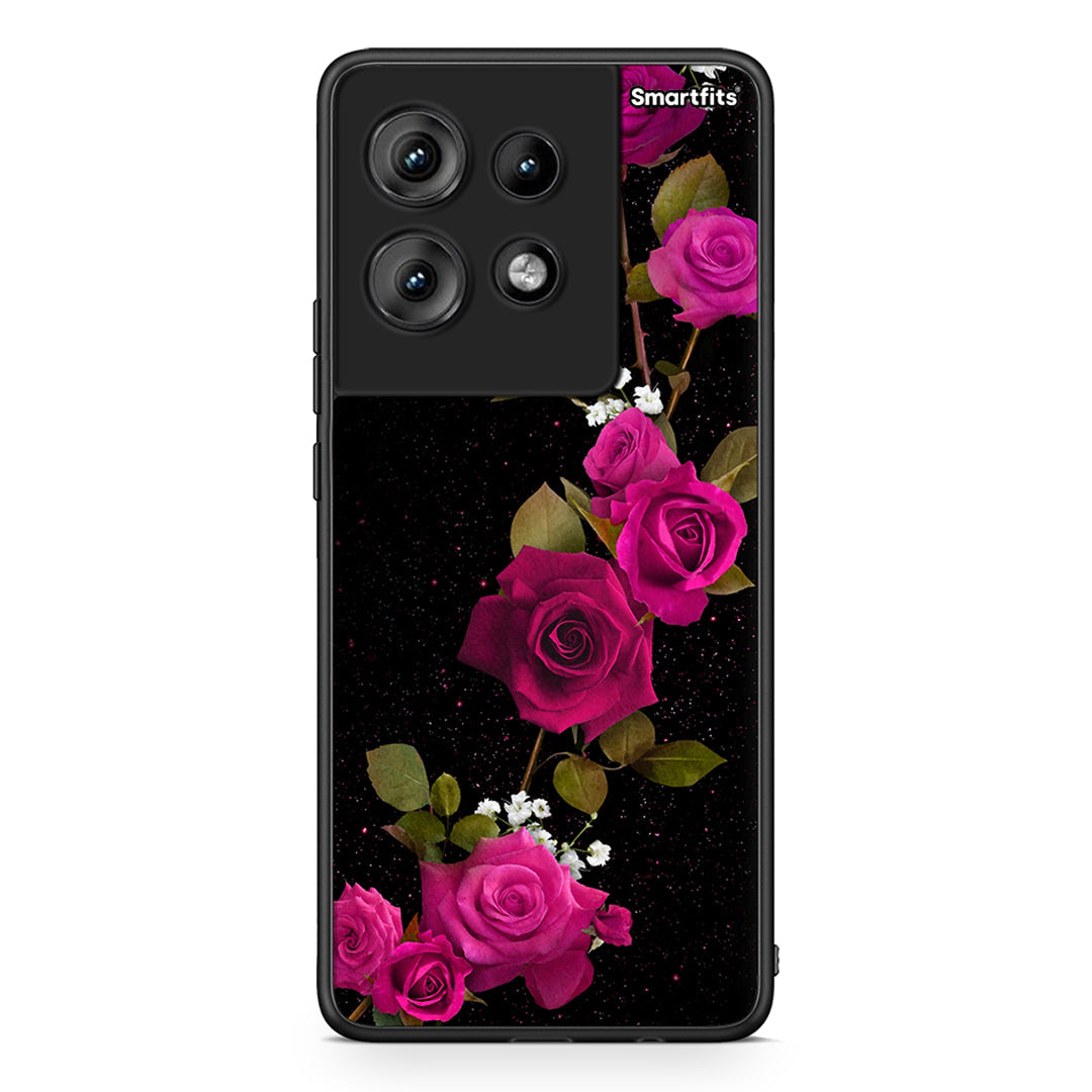 4 - Motorola Edge 50 Red Roses Flower case, cover, bumper