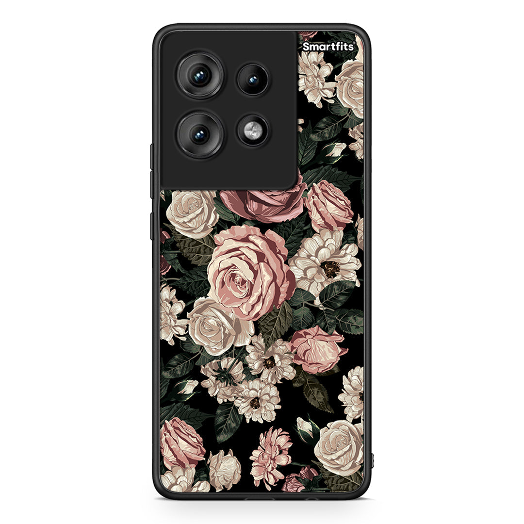 4 - Motorola Edge 50 Wild Roses Flower case, cover, bumper