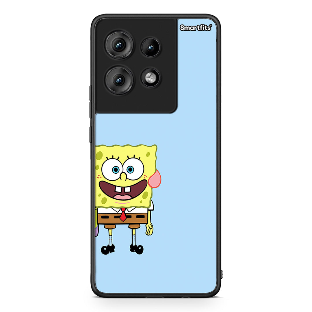 Motorola Edge 50 Friends Bob θήκη από τη Smartfits με σχέδιο στο πίσω μέρος και μαύρο περίβλημα | Smartphone case with colorful back and black bezels by Smartfits