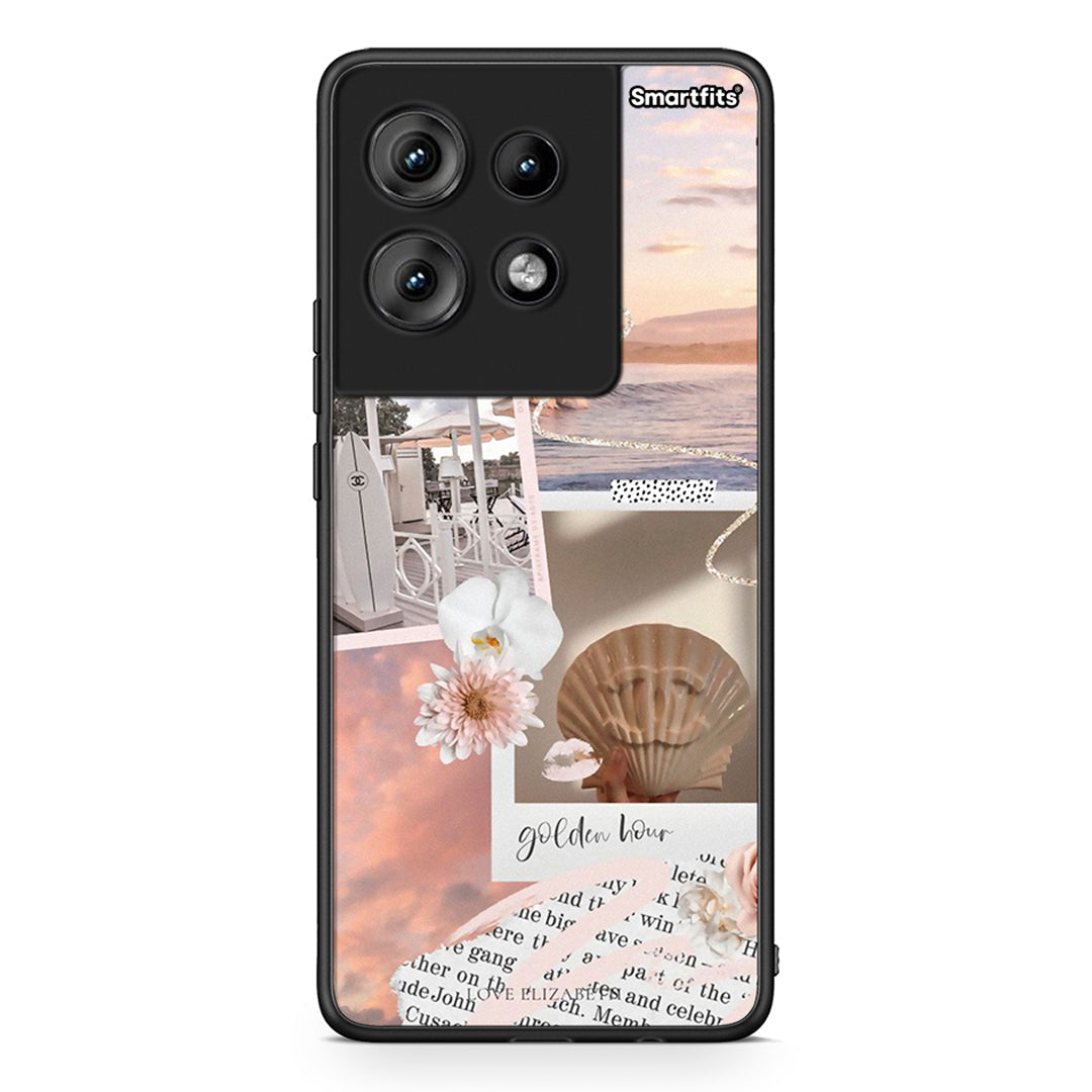 Motorola Edge 50 Golden Hour Θήκη Αγίου Βαλεντίνου από τη Smartfits με σχέδιο στο πίσω μέρος και μαύρο περίβλημα | Smartphone case with colorful back and black bezels by Smartfits