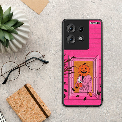 Halloween Pumpkin Lady - Motorola Edge 50 θήκη