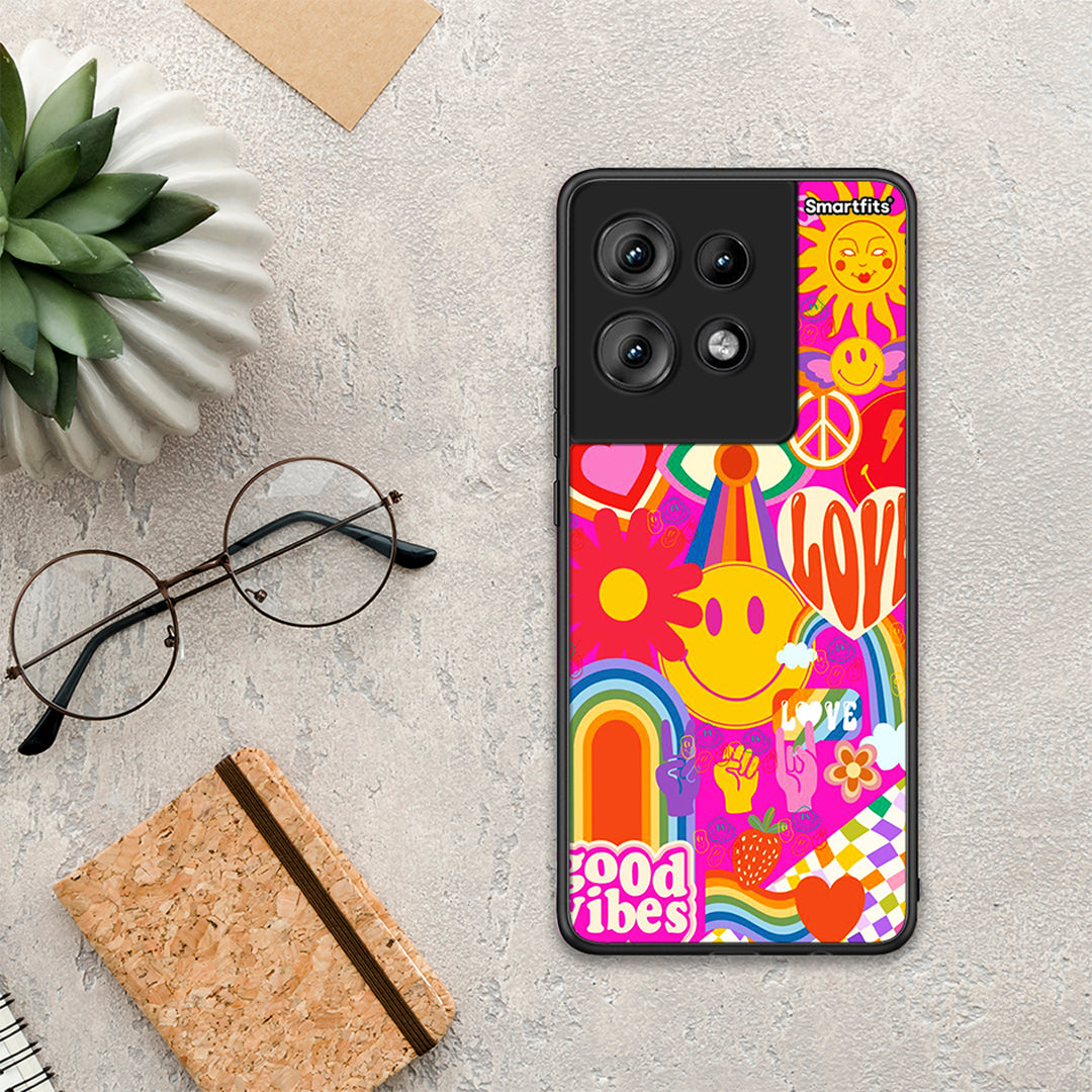 Hippie Love - Motorola Edge 50 θήκη