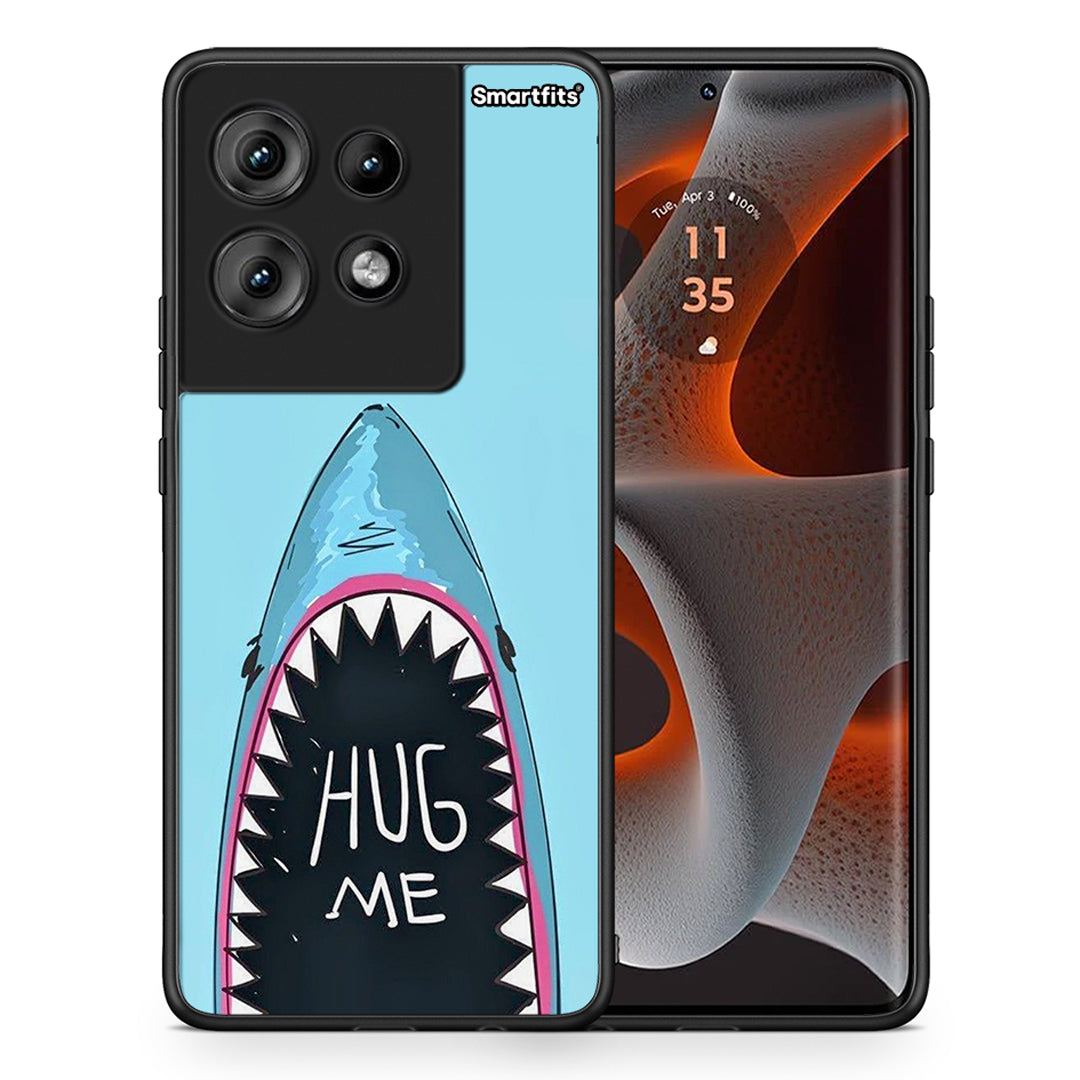 Θήκη Motorola Edge 50 Hug Me από τη Smartfits με σχέδιο στο πίσω μέρος και μαύρο περίβλημα | Motorola Edge 50 Hug Me case with colorful back and black bezels