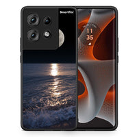 Thumbnail for Θήκη Motorola Edge 50 Moon Landscape από τη Smartfits με σχέδιο στο πίσω μέρος και μαύρο περίβλημα | Motorola Edge 50 Moon Landscape case with colorful back and black bezels