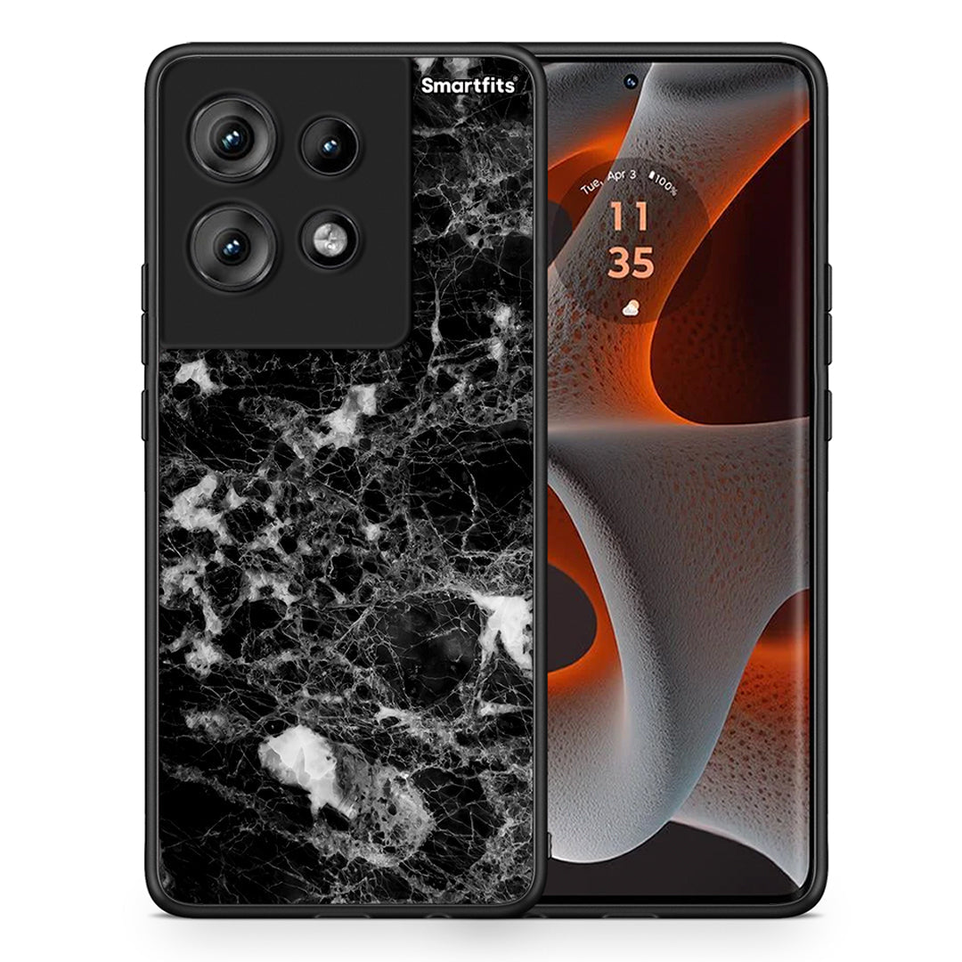 Θήκη Motorola Edge 50 Male Marble από τη Smartfits με σχέδιο στο πίσω μέρος και μαύρο περίβλημα | Motorola Edge 50 Male Marble case with colorful back and black bezels