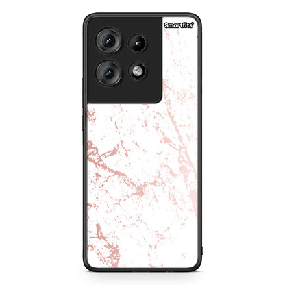 116 - Motorola Edge 50 Pink Splash Marble case, cover, bumper