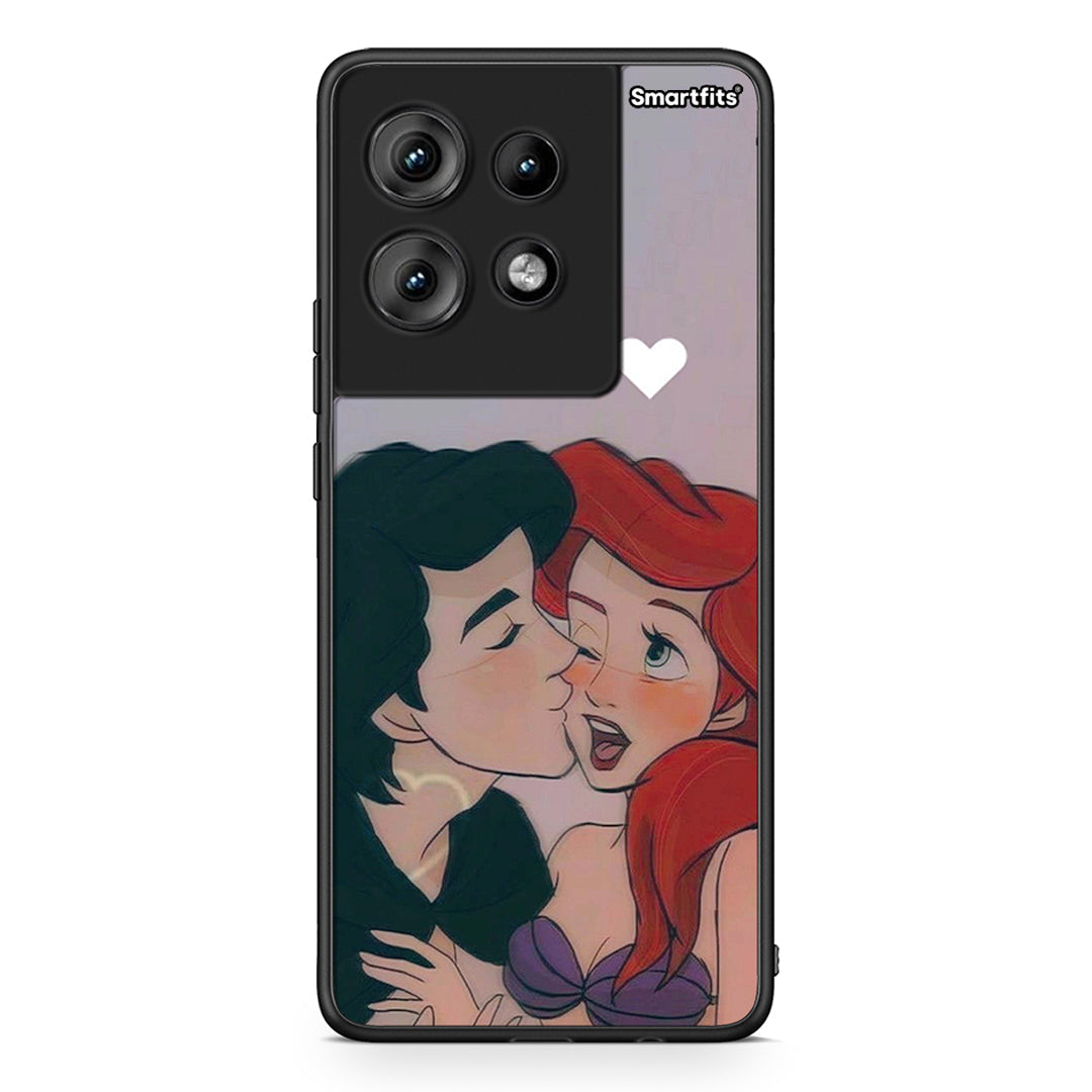 Motorola Edge 50 Mermaid Love Θήκη Αγίου Βαλεντίνου από τη Smartfits με σχέδιο στο πίσω μέρος και μαύρο περίβλημα | Smartphone case with colorful back and black bezels by Smartfits