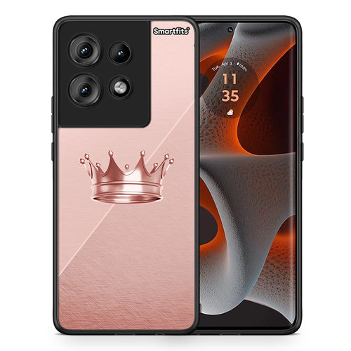 Θήκη Motorola Edge 50 Crown Minimal από τη Smartfits με σχέδιο στο πίσω μέρος και μαύρο περίβλημα | Motorola Edge 50 Crown Minimal case with colorful back and black bezels