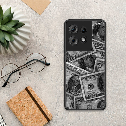 Money Dollars - Motorola Edge 50 θήκη