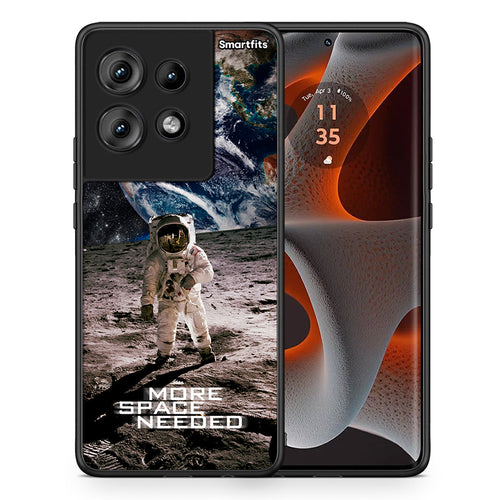 Θήκη Motorola Edge 50 More Space από τη Smartfits με σχέδιο στο πίσω μέρος και μαύρο περίβλημα | Motorola Edge 50 More Space case with colorful back and black bezels