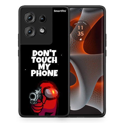 Θήκη Motorola Edge 50 My Phone από τη Smartfits με σχέδιο στο πίσω μέρος και μαύρο περίβλημα | Motorola Edge 50 My Phone case with colorful back and black bezels