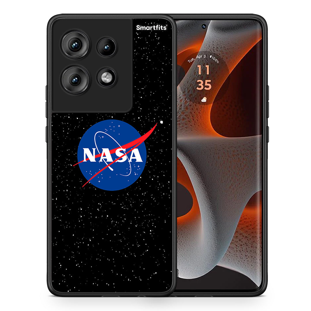 Θήκη Motorola Edge 50 NASA PopArt από τη Smartfits με σχέδιο στο πίσω μέρος και μαύρο περίβλημα | Motorola Edge 50 NASA PopArt case with colorful back and black bezels