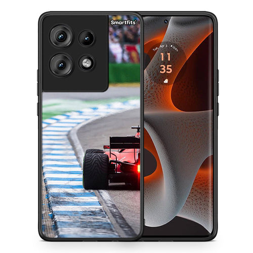Θήκη Motorola Edge 50 Racing Vibes από τη Smartfits με σχέδιο στο πίσω μέρος και μαύρο περίβλημα | Motorola Edge 50 Racing Vibes case with colorful back and black bezels