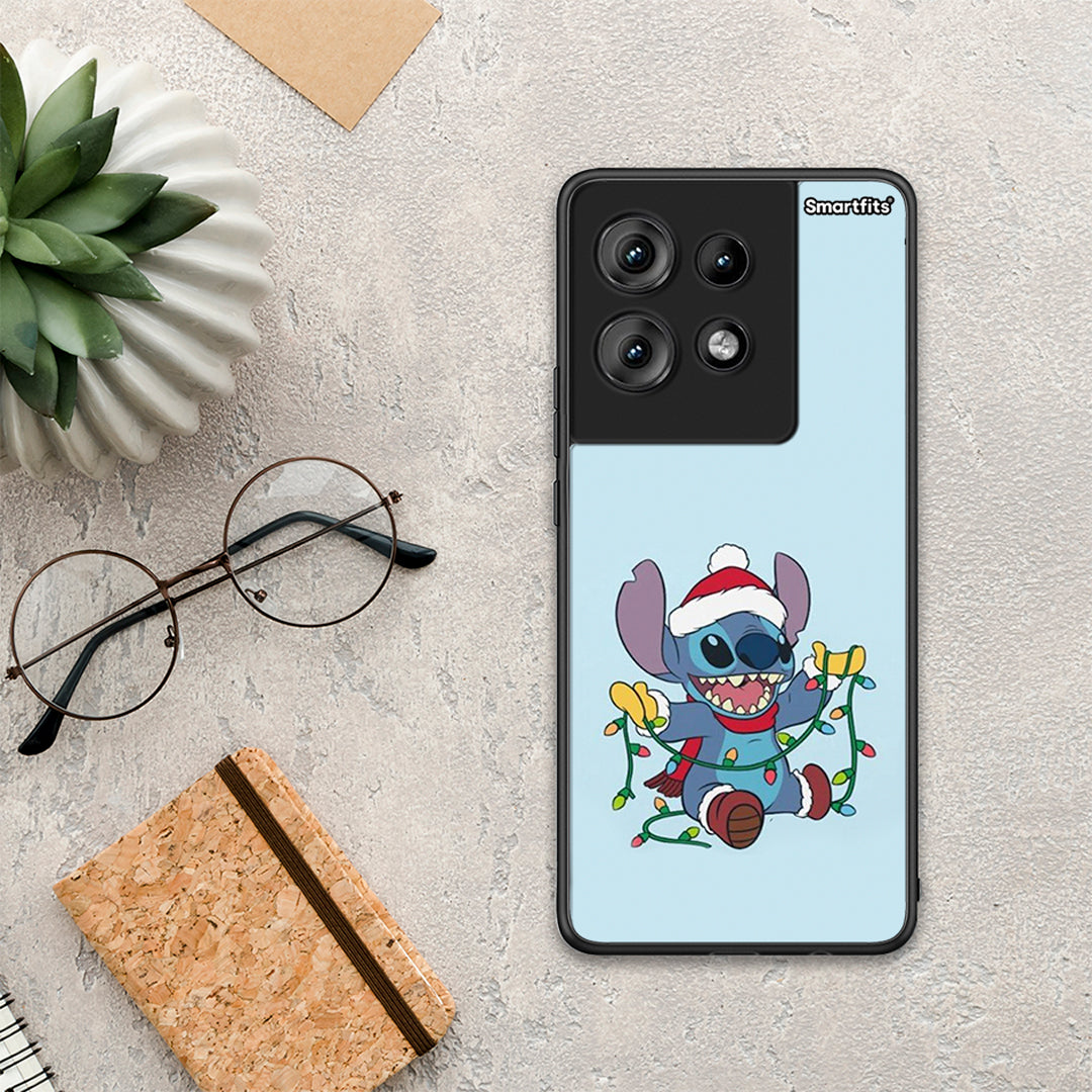 Santa Stich - Motorola Edge 50 θήκη