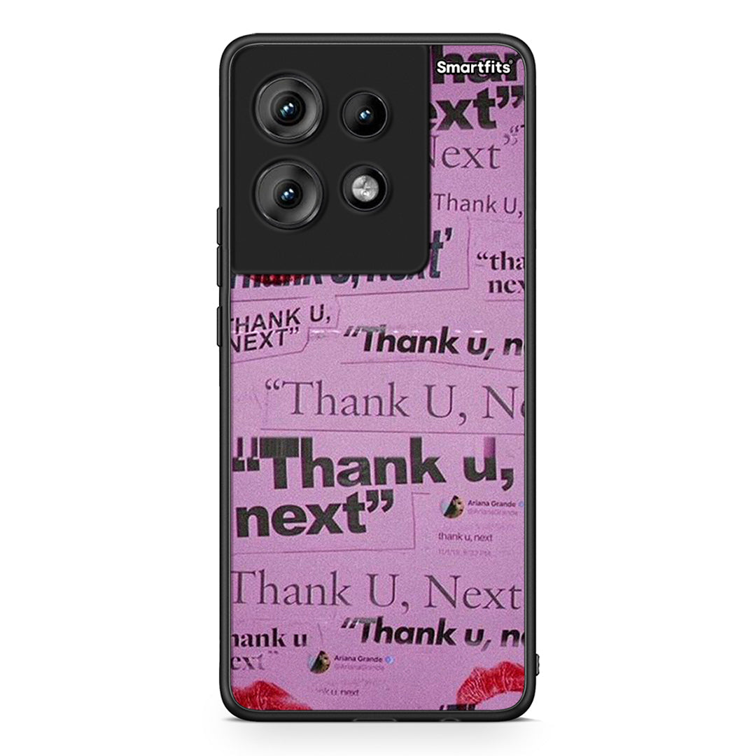 Motorola Edge 50 Thank You Next Θήκη Αγίου Βαλεντίνου από τη Smartfits με σχέδιο στο πίσω μέρος και μαύρο περίβλημα | Smartphone case with colorful back and black bezels by Smartfits