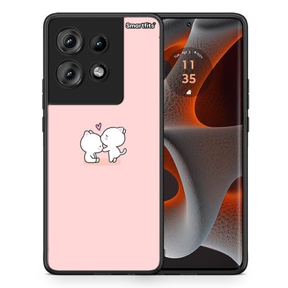 Θήκη Motorola Edge 50 Love Valentine από τη Smartfits με σχέδιο στο πίσω μέρος και μαύρο περίβλημα | Motorola Edge 50 Love Valentine case with colorful back and black bezels