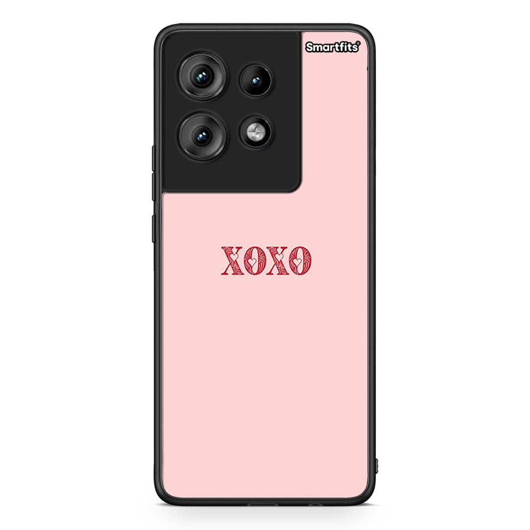 Motorola Edge 50 XOXO Love θήκη από τη Smartfits με σχέδιο στο πίσω μέρος και μαύρο περίβλημα | Smartphone case with colorful back and black bezels by Smartfits