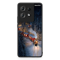 Thumbnail for Motorola Edge 50 Xmas Train θήκη από τη Smartfits με σχέδιο στο πίσω μέρος και μαύρο περίβλημα | Smartphone case with colorful back and black bezels by Smartfits