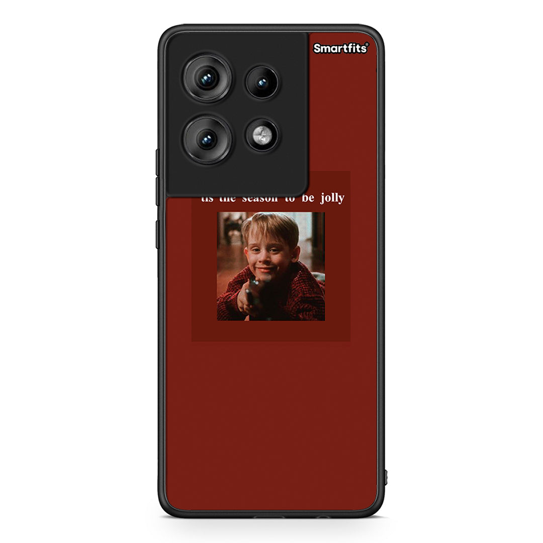 Motorola Edge 50 Xmas Ultimate Spirit θήκη από τη Smartfits με σχέδιο στο πίσω μέρος και μαύρο περίβλημα | Smartphone case with colorful back and black bezels by Smartfits