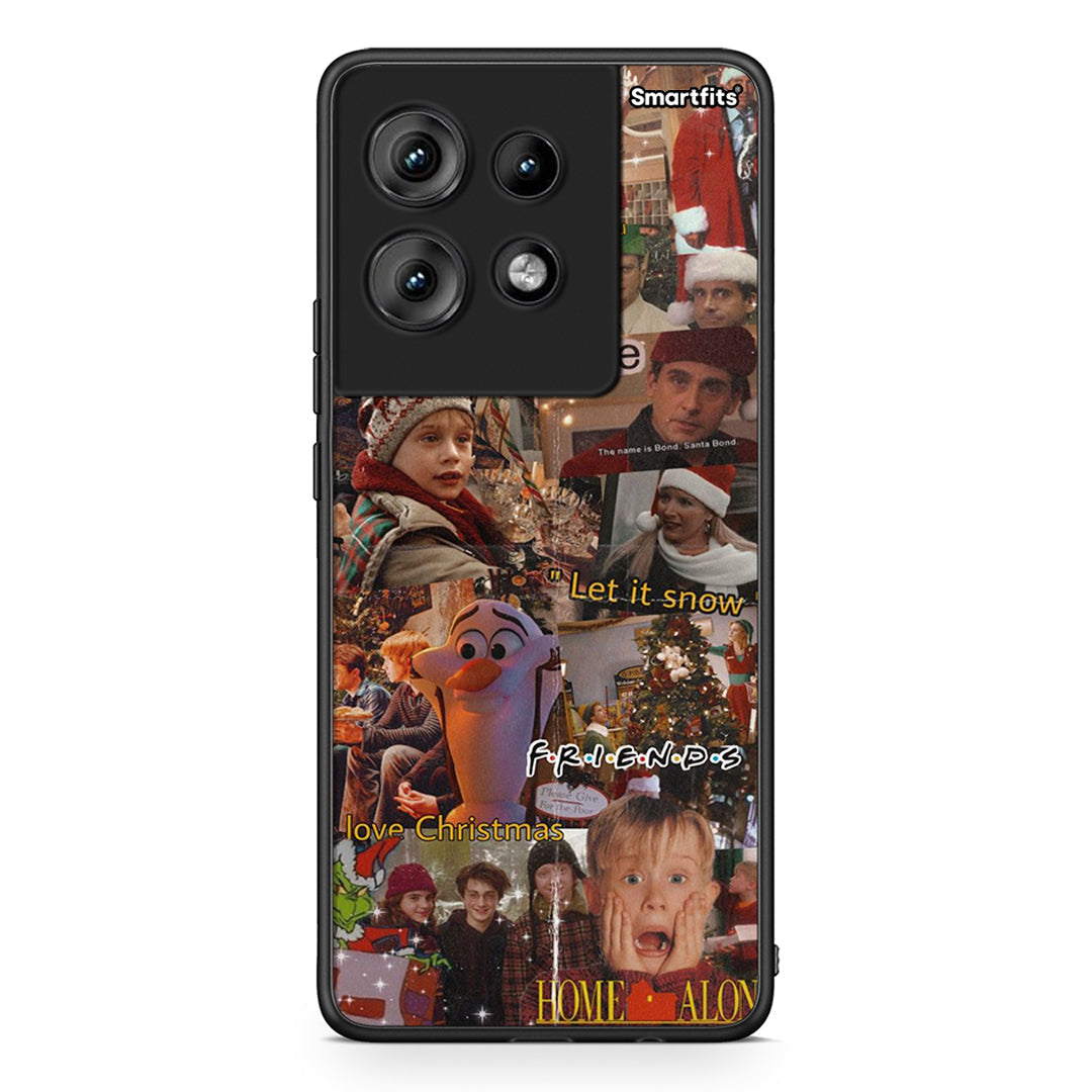 Motorola Edge 50 Xmas Wishes θήκη από τη Smartfits με σχέδιο στο πίσω μέρος και μαύρο περίβλημα | Smartphone case with colorful back and black bezels by Smartfits