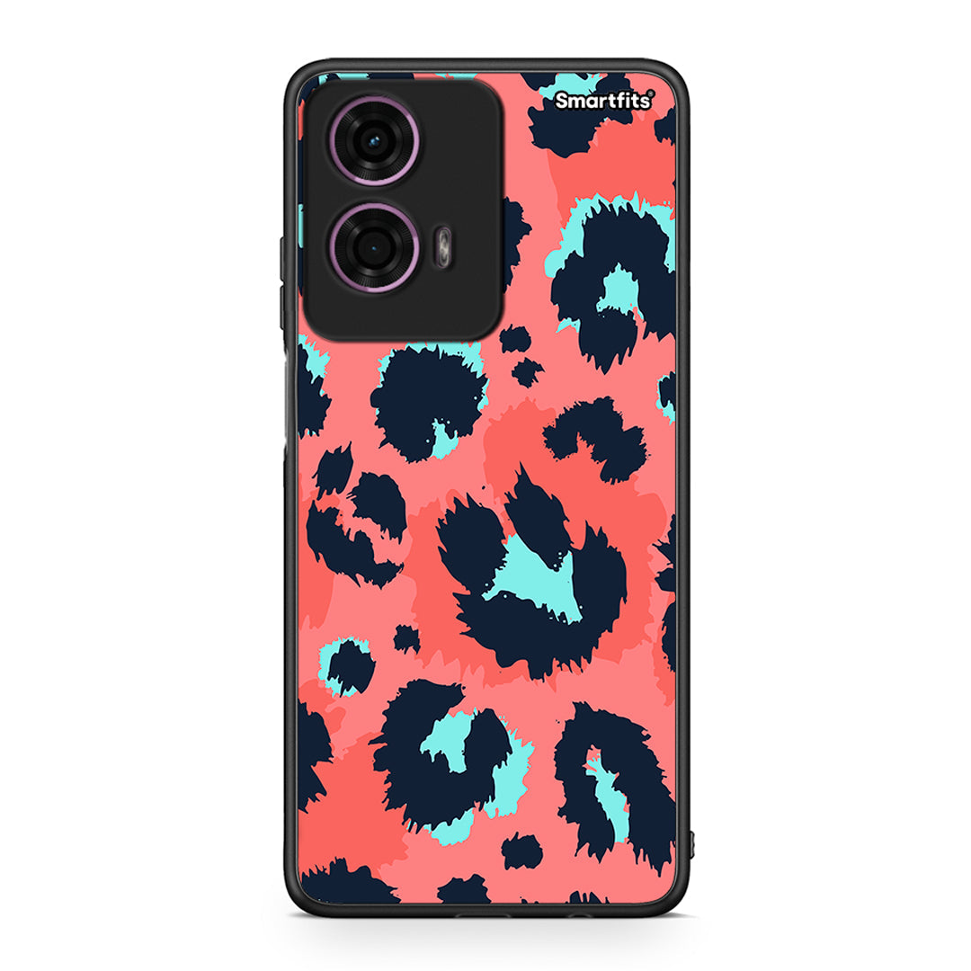 22 - Motorola G24 Pink Leopard Animal case, cover, bumper