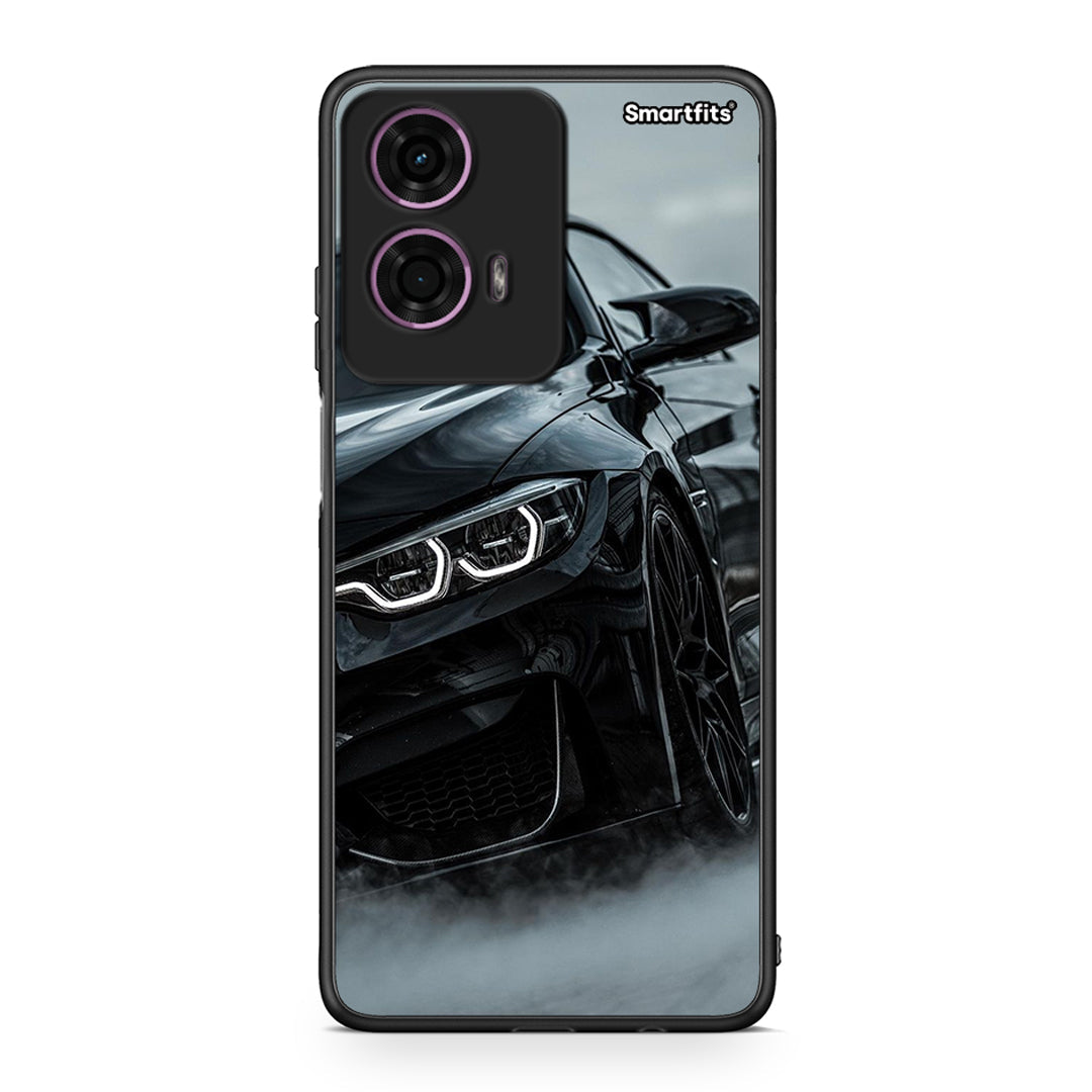 Motorola G24 Black BMW θήκη από τη Smartfits με σχέδιο στο πίσω μέρος και μαύρο περίβλημα | Smartphone case with colorful back and black bezels by Smartfits