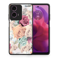 Thumbnail for Θήκη Motorola G24 Bouquet Floral από τη Smartfits με σχέδιο στο πίσω μέρος και μαύρο περίβλημα | Motorola G24 Bouquet Floral case with colorful back and black bezels