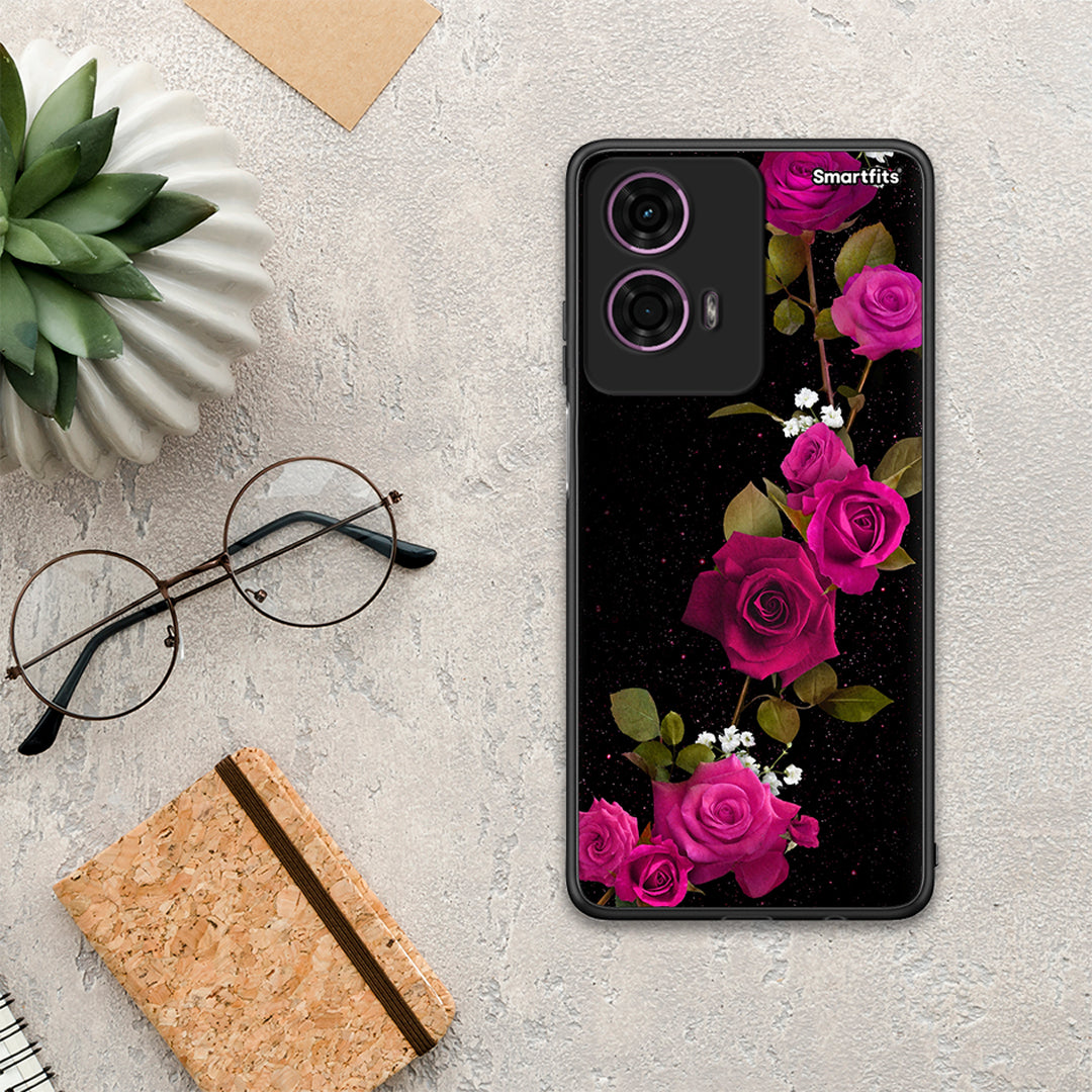 Flower Red Roses - Motorola G24 θήκη