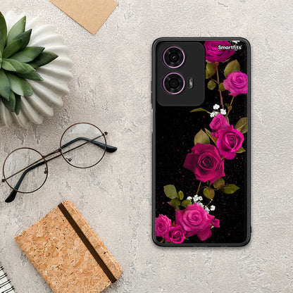 Flower Red Roses - Motorola G24 θήκη