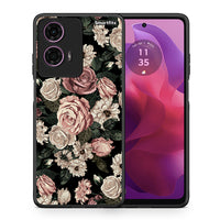 Thumbnail for Θήκη Motorola G24 Wild Roses Flower από τη Smartfits με σχέδιο στο πίσω μέρος και μαύρο περίβλημα | Motorola G24 Wild Roses Flower case with colorful back and black bezels