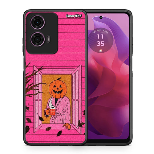 Halloween Pumpkin Lady - Motorola G24 θήκη