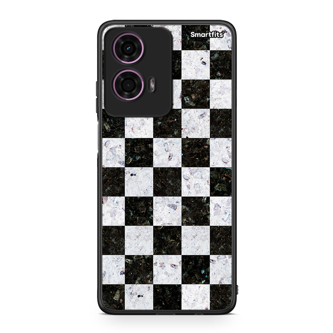 4 - Motorola G24 Square Geometric Marble case, cover, bumper
