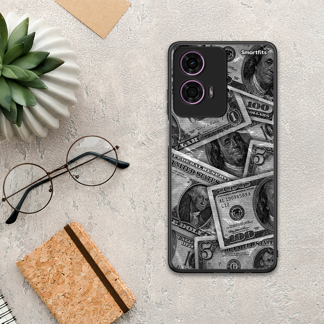 Money Dollars - Motorola G24 θήκη