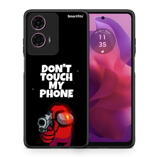 Θήκη Motorola G24 My Phone από τη Smartfits με σχέδιο στο πίσω μέρος και μαύρο περίβλημα | Motorola G24 My Phone case with colorful back and black bezels