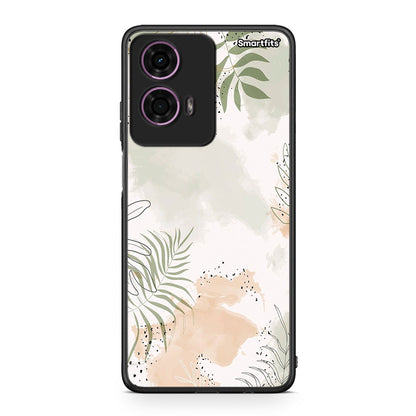 Motorola G24 Nude Plants Θήκη από τη Smartfits με σχέδιο στο πίσω μέρος και μαύρο περίβλημα | Smartphone case with colorful back and black bezels by Smartfits