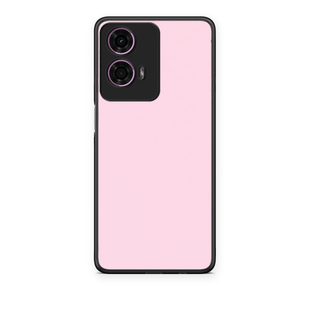 Θήκη Motorola G24 Pale Pink από τη Smartfits με σχέδιο στο πίσω μέρος και μαύρο περίβλημα | Motorola G24 Pale Pink case with colorful back and black bezels