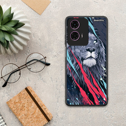 PopArt Lion Designer - Motorola G24 θήκη